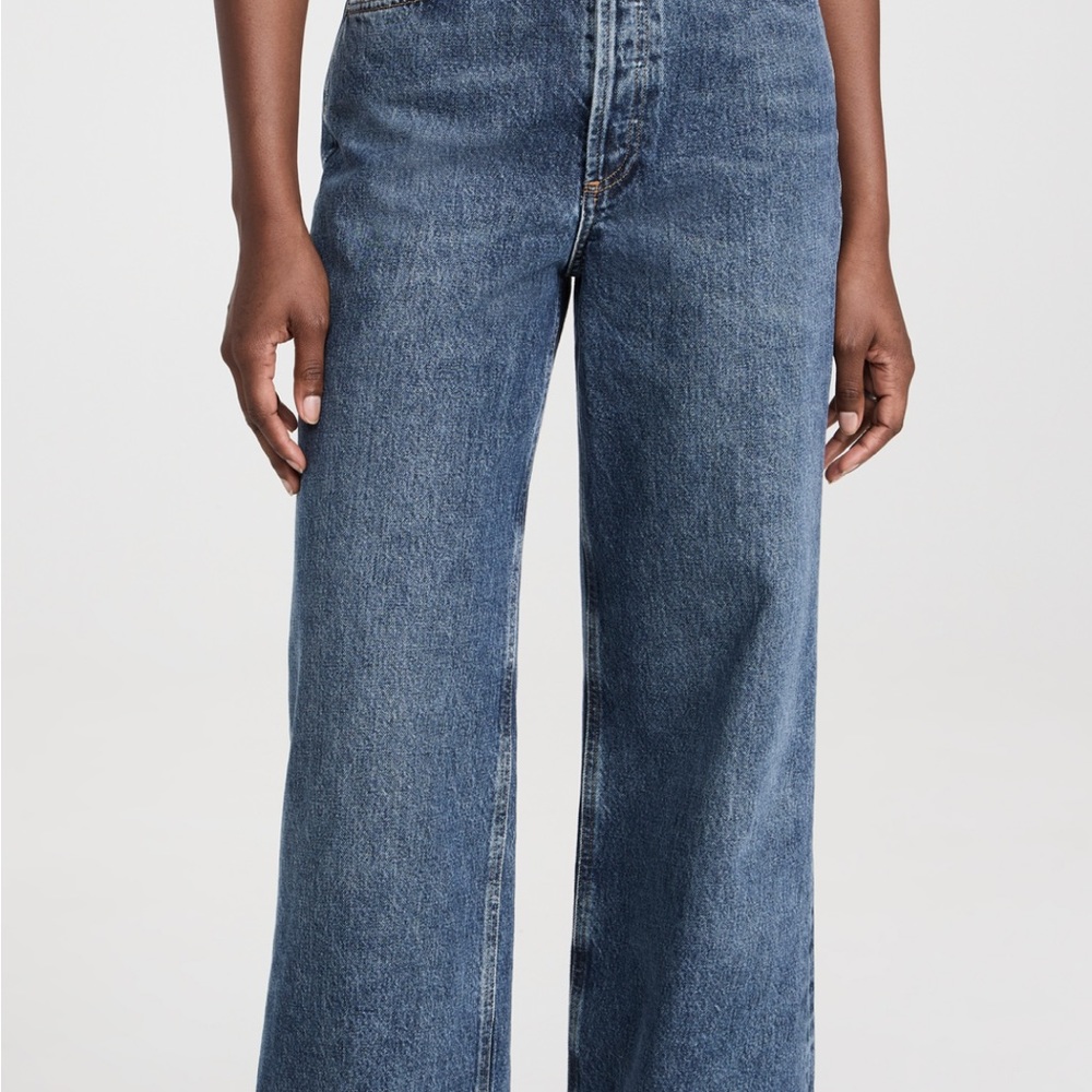 Agolde Dame High Rise Wide Leg Jeans